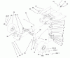 Toro 77106 (17-44H) - 17-44H Lawn Tractor, 2000 (200000001-200999999) Ersatzteile STEERING COMPONENTS ASSEMBLY