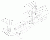 Toro 77106 (17-44H) - 17-44H Lawn Tractor, 2000 (200000001-200999999) Ersatzteile TRACTION & BRAKE COMPONENTS ASSEMBLY