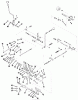 Toro 81-20KS01 (D-200) - D-200 Automatic Tractor, 1978 Ersatzteile BRAKE AND MOTION CONTROL LINKAGE #1