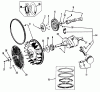 Toro 81-20KS01 (D-200) - D-200 Automatic Tractor, 1978 Ersatzteile D-160 ONAN ENGINE, CRANKSHAFT, CAMSHAFT, PISTONS AND FLYWHEEL GROUP