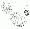 Toro 81-20KS01 (D-200) - D-200 Automatic Tractor, 1978 Ersatzteile D-160 ONAN ENGINE, GOVERNOR, STARTER, CHARGING ALTERNATOR AND BLOWER HOUSING GROUP