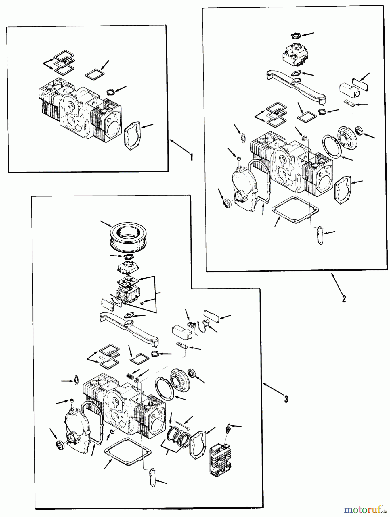 Toro Neu Mowers, Lawn & Garden Tractor Seite 2 81-20KS01 (D-200) - Toro D-200 Automatic Tractor, 1978 D-160 ONAN ENGINE, REPAIR KITS