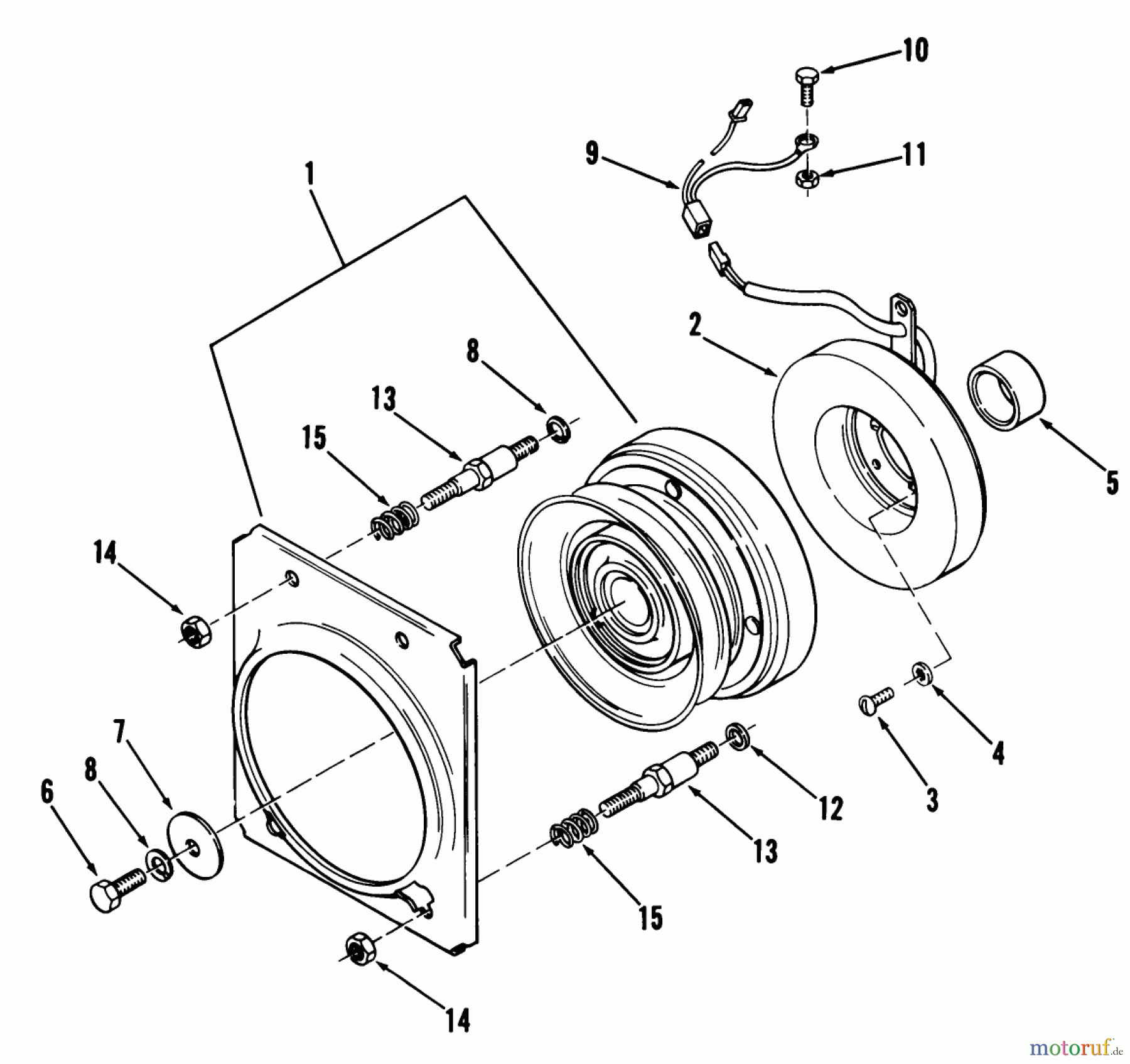  Toro Neu Mowers, Lawn & Garden Tractor Seite 2 81-20KS01 (D-200) - Toro D-200 Automatic Tractor, 1978 ELECTRIC PTO CLUTCH (D-160)