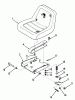 Toro 81-20KS01 (D-200) - D-200 Automatic Tractor, 1978 Ersatzteile SEAT AND SEAT SUSPENSION