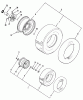 Toro 81-20KS01 (D-200) - D-200 Automatic Tractor, 1978 Ersatzteile WHEELS AND TIRES