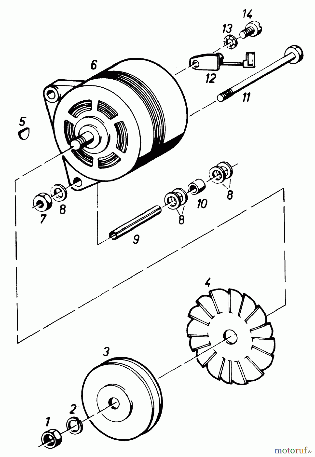 Toro Neu Mowers, Lawn & Garden Tractor Seite 2 91-20RG01 (D-250) - Toro D-250 10-Speed Tractor, 1981 ALTERNATOR AND REGULATOR/RECTIFIER