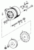 Toro 91-20RG01 (D-250) - D-250 10-Speed Tractor, 1980 Ersatzteile ALTERNATOR AND REGULATOR/RECTIFIER