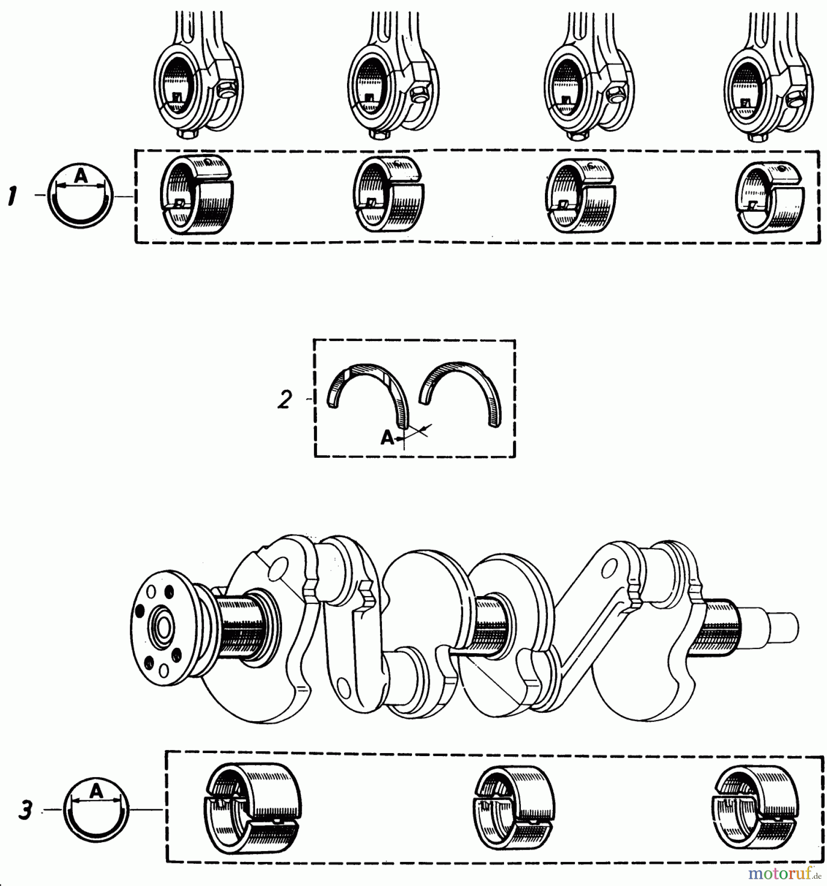 Toro Neu Mowers, Lawn & Garden Tractor Seite 2 91-20RG01 (D-250) - Toro D-250 10-Speed Tractor, 1980 BEARINGS