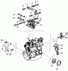 Toro 91-20RG01 (D-250) - D-250 10-Speed Tractor, 1980 Ersatzteile BRACKETS-ALTERNATOR, DISTRIBUTOR AND STARTER