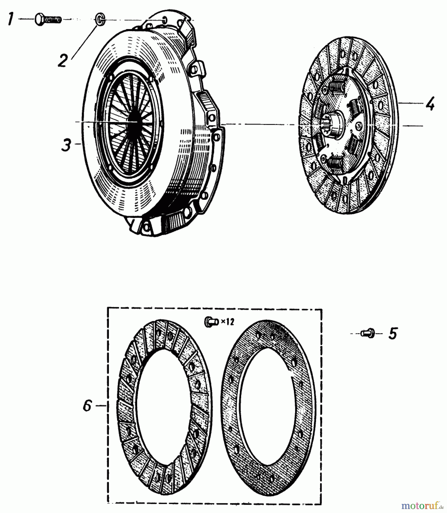 Toro Neu Mowers, Lawn & Garden Tractor Seite 2 91-20RG01 (D-250) - Toro D-250 10-Speed Tractor, 1980 CLUTCH