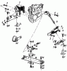 Toro 91-20RG01 (D-250) - D-250 10-Speed Tractor, 1980 Ersatzteile ENGINE MOUNTS AND HORN