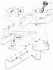 Toro 91-20RG01 (D-250) - D-250 10-Speed Tractor, 1980 Ersatzteile FUEL TANK AND FUEL LINES