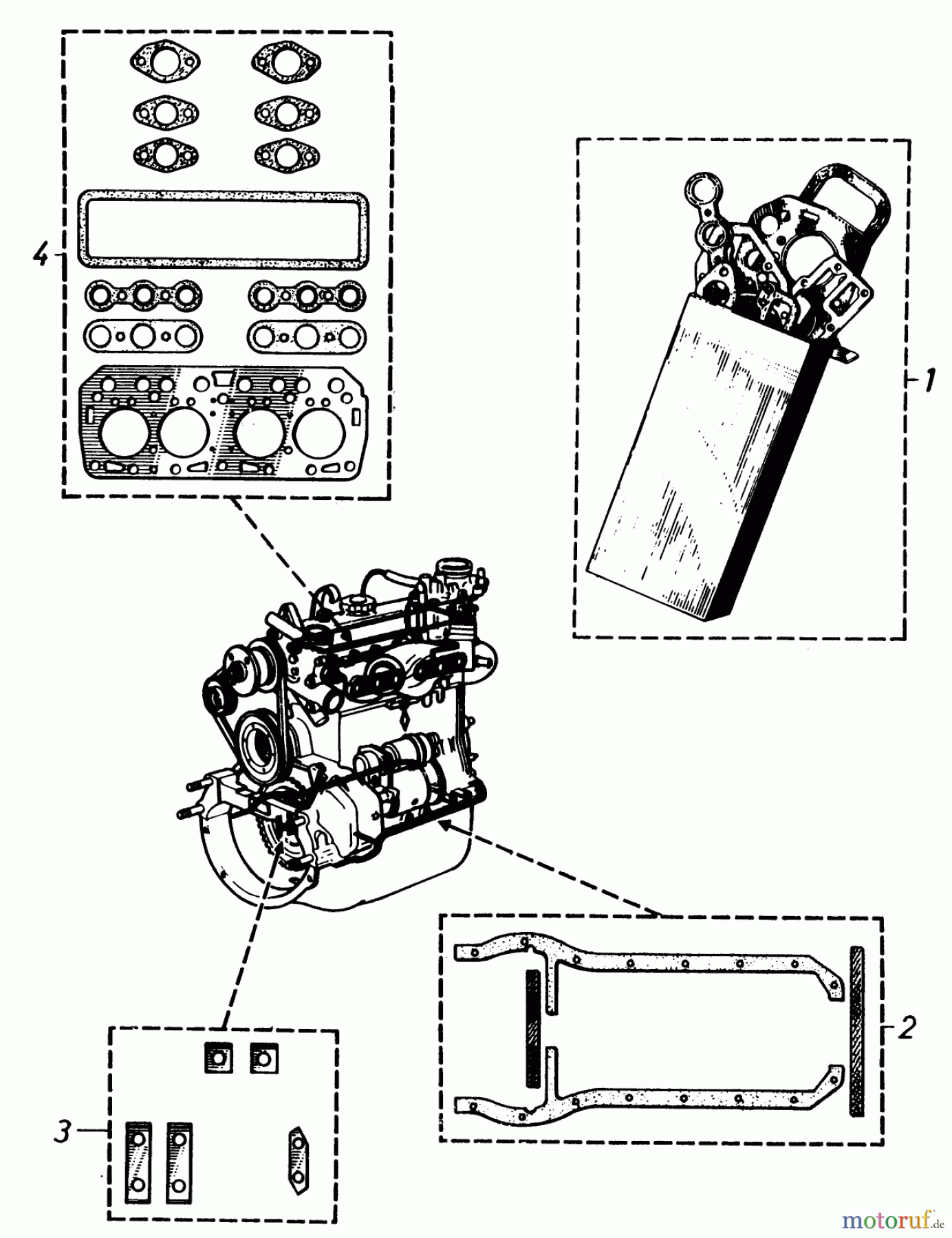 Toro Neu Mowers, Lawn & Garden Tractor Seite 2 81-20RG01 (D-250) - Toro D-250 10-Speed Tractor, 1978 GASKET SETS