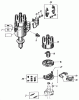 Toro 91-20RG01 (D-250) - D-250 10-Speed Tractor, 1980 Ersatzteile IGNITION DISTRIBUTOR