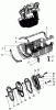Toro 91-20RG01 (D-250) - D-250 10-Speed Tractor, 1980 Ersatzteile OIL PAN AND TIMING CHAIN COVER
