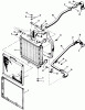 Toro 91-20RG01 (D-250) - D-250 10-Speed Tractor, 1980 Ersatzteile RADIATOR AND HOSES