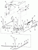 Toro 91-20RG01 (D-250) - D-250 10-Speed Tractor, 1980 Ersatzteile TRANSMISSION CONTROL LEVERS AND PARKING BRAKE SWITCH