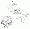 Toro 82-08BP01 (B-81) - B-81 4-Speed Tractor, 1978 Ersatzteile ENGINE AND TRANSMISSION