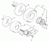 Toro 82-08BP01 (B-81) - B-81 4-Speed Tractor, 1978 Ersatzteile WHEELS AND TIRES
