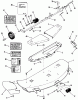 Toro A1-184801 (GT-1848) - GT-1848 Twin Automatic Tractor, 1982 Ersatzteile 42 & 48 IN. (107 & 122 CM) MOWER DECK