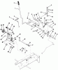 Toro A1-184801 (GT-1848) - GT-1848 Twin Automatic Tractor, 1982 Ersatzteile CLUTCH, BRAKE AND SPEED CONTROL LINKAGE #2