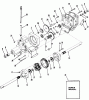 Toro A1-184801 (GT-1848) - GT-1848 Twin Automatic Tractor, 1982 Ersatzteile TRANSAXLE