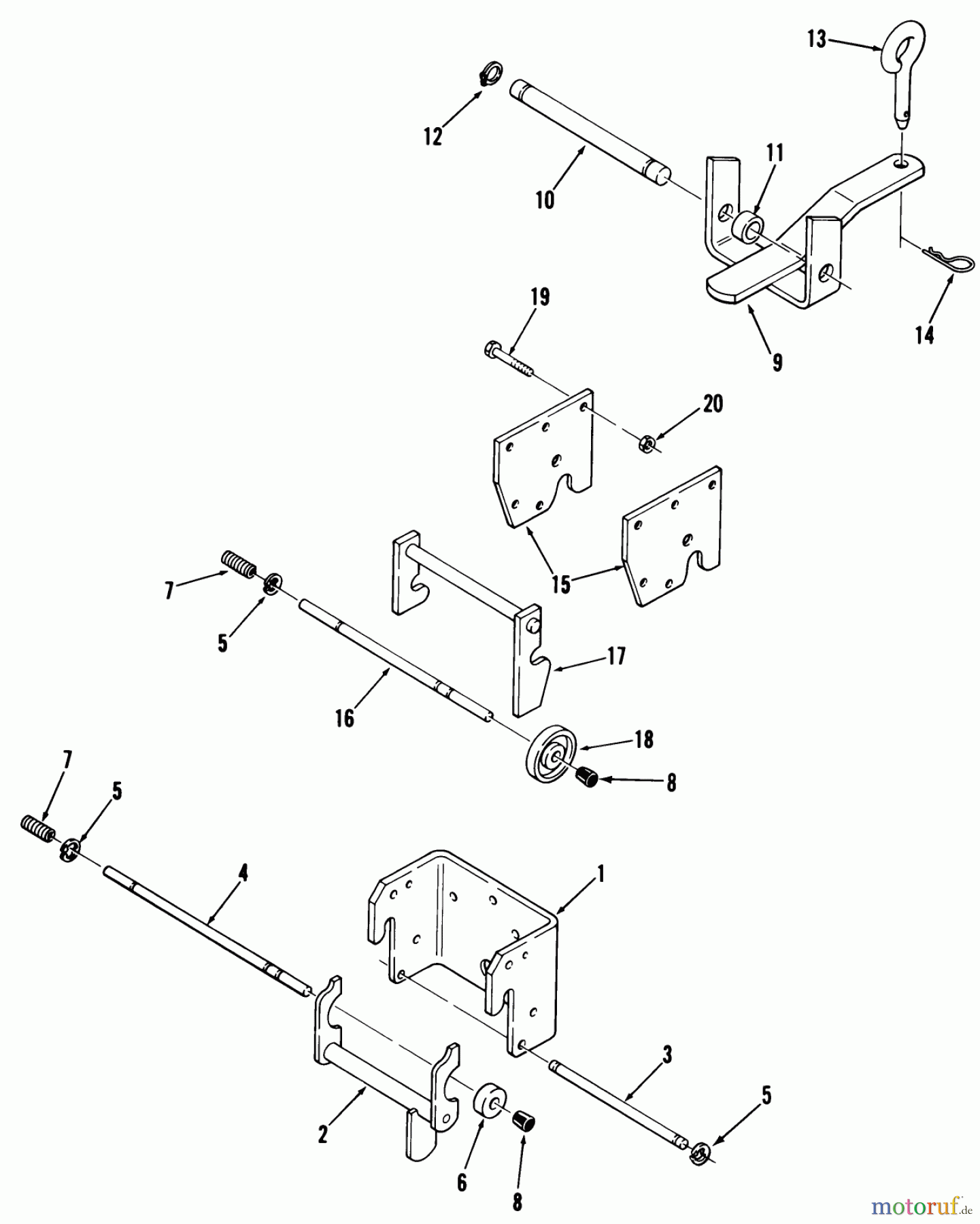  Toro Neu Mowers, Lawn & Garden Tractor Seite 2 A1-164202 (GT-1642) - Toro GT-1642 Twin 8-Speed Tractor, 1983 HITCHES