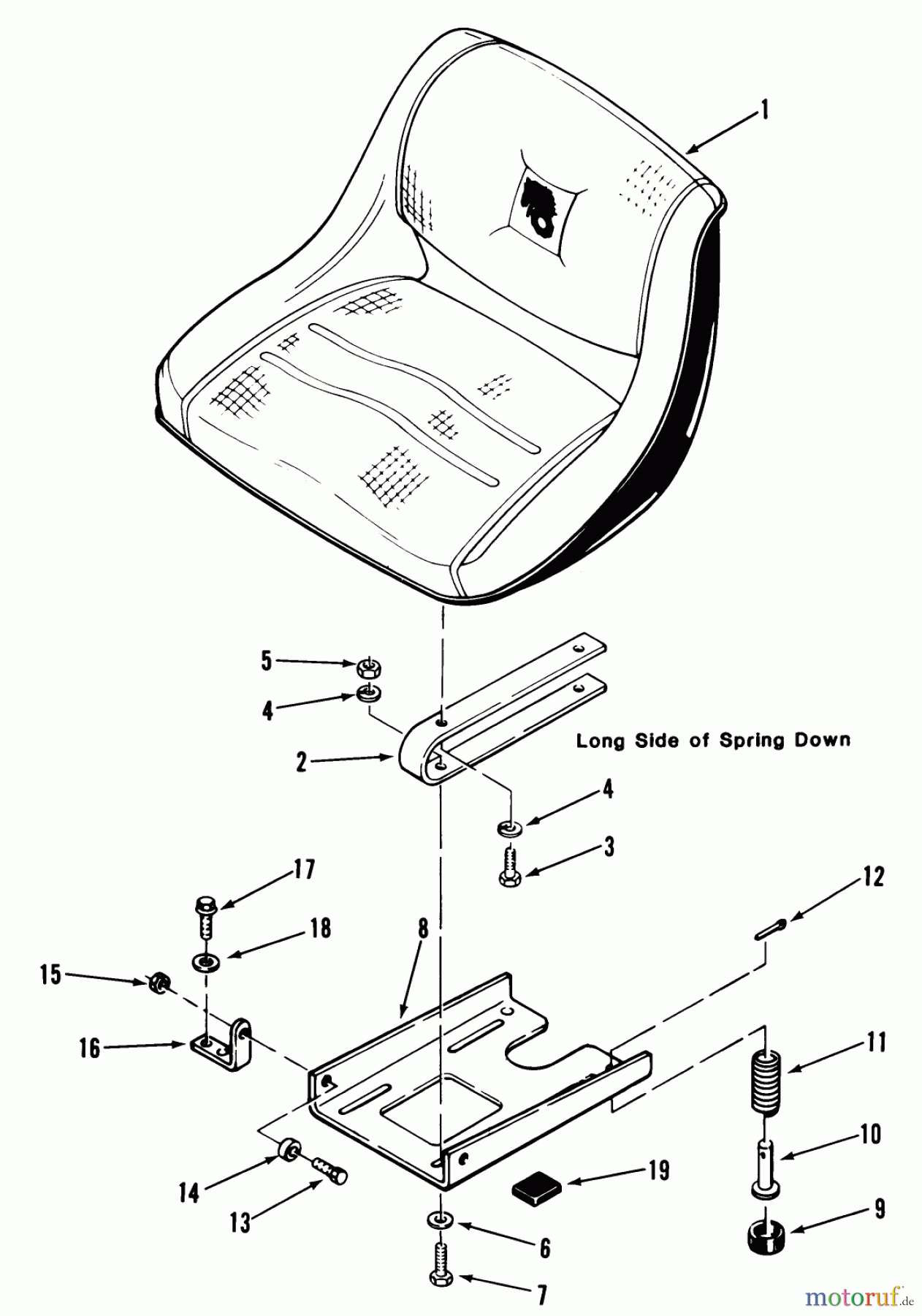 Toro Neu Mowers, Lawn & Garden Tractor Seite 2 D1-184801 (GT-1848) - Toro GT-1848 Twin Automatic Tractor, 1983 SEAT