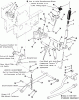 Toro A1-16B801 (GT-1600) - GT-1600 Twin 8-Speed Tractor, 1984 Ersatzteile LIFT LINKAGE