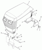 Toro A1-16B801 (GT-1600) - GT-1600 Twin 8-Speed Tractor, 1984 Ersatzteile SHEET METAL AND COVERS #1