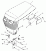 Toro A2-163701 (LT-1637) - LT-1637 Twin 5-Speed Tractor, 1982 Ersatzteile FRAME, SHEET METAL AND COVERS #1