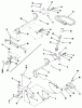 Toro A2-163701 (LT-1637) - LT-1637 Twin 5-Speed Tractor, 1982 Ersatzteile FRONT AXLE AND STEERING (MOWER HANGER)