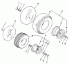 Toro A2-163701 (LT-1637) - LT-1637 Twin 5-Speed Tractor, 1982 Ersatzteile WHEELS AND TIRES