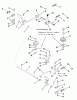 Toro D2-163701 (LT-1637) - LT-1637 Twin 3-Speed Tractor, 1983 Ersatzteile BRAKE AND CLUTCH LINKAGE