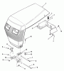 Toro D2-163701 (LT-1637) - LT-1637 Twin 3-Speed Tractor, 1983 Ersatzteile FRAME, SHEET METAL AND COVERS #1