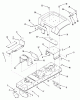 Toro D2-163701 (LT-1637) - LT-1637 Twin 3-Speed Tractor, 1983 Ersatzteile FRAME, SHEET METAL AND COVERS #2
