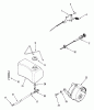 Toro D2-163701 (LT-1637) - LT-1637 Twin 3-Speed Tractor, 1983 Ersatzteile FUEL AND EXHAUST SYSTEMS