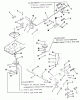 Toro A2-11BP01 (LT-1100) - LT-1100 5-Speed Tractor, 1984 Ersatzteile BRAKE AND CLUTCH LINKAGE