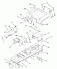 Toro A2-11BP01 (LT-1100) - LT-1100 5-Speed Tractor, 1984 Ersatzteile FRAME, SHEET METAL AND COVERS #2