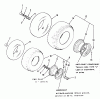 Toro A2-11BP01 (LT-1100) - LT-1100 5-Speed Tractor, 1984 Ersatzteile WHEELS AND TIRES