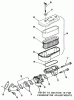 Toro A2-12KE02 (212-H) - 212-H Tractor, 1991 (1000001-1999999) Ersatzteile AIR FILTER AND CARBURETOR