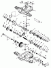 Toro A2-12KE02 (212-H) - 212-H Tractor, 1991 (1000001-1999999) Ersatzteile BRAKE & IDLER ASSEMBLY (212-5)