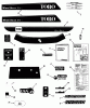 Toro A2-12KE02 (212-H) - 212-H Tractor, 1991 (1000001-1999999) Ersatzteile DECAL & MISCELLANEOUS PARTS ASSEMBLY