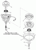 Toro A2-12KE02 (212-H) - 212-H Tractor, 1991 (1000001-1999999) Ersatzteile ENGINE PULLEY & PTO CLUTCH ASSEMBLY