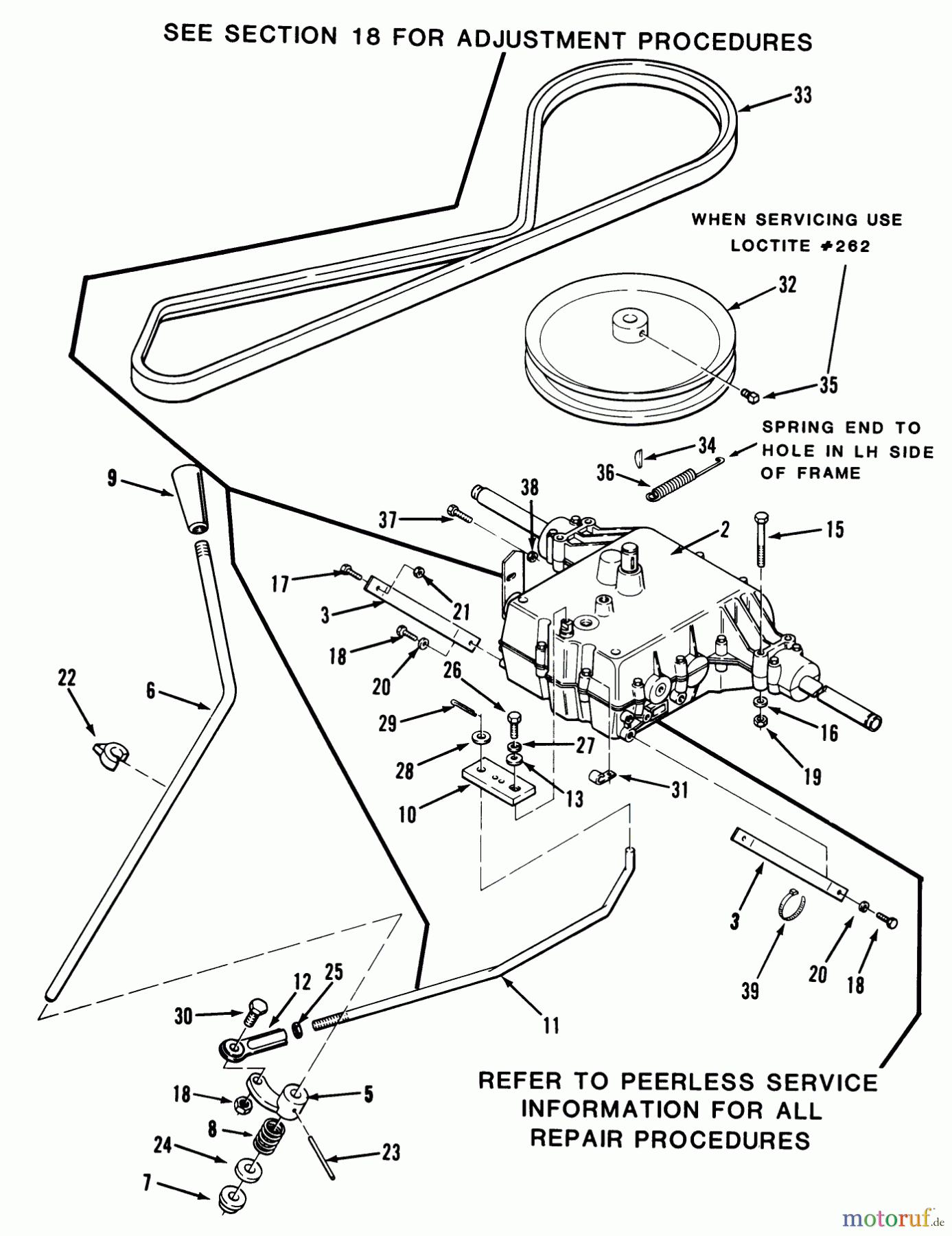 Toro Neu Mowers, Lawn & Garden Tractor Seite 2 A2-12KE02 (212-H) - Toro 212-H Tractor, 1991 (1000001-1999999) TRANSMISSION ASSEMBLY (212-5)