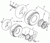 Toro A2-12KE02 (212-H) - 212-H Tractor, 1991 (1000001-1999999) Ersatzteile WHEEL & TIRE ASSEMBLY