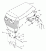 Toro B1-12R801 (512-D) - 512-D 8-Speed Tractor, 1986 Ersatzteile SHEET METAL AND COVERS #1