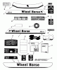 Toro E1-12K801 (312-8) - 312-8 Garden Tractor, 1988 Ersatzteile DECALS