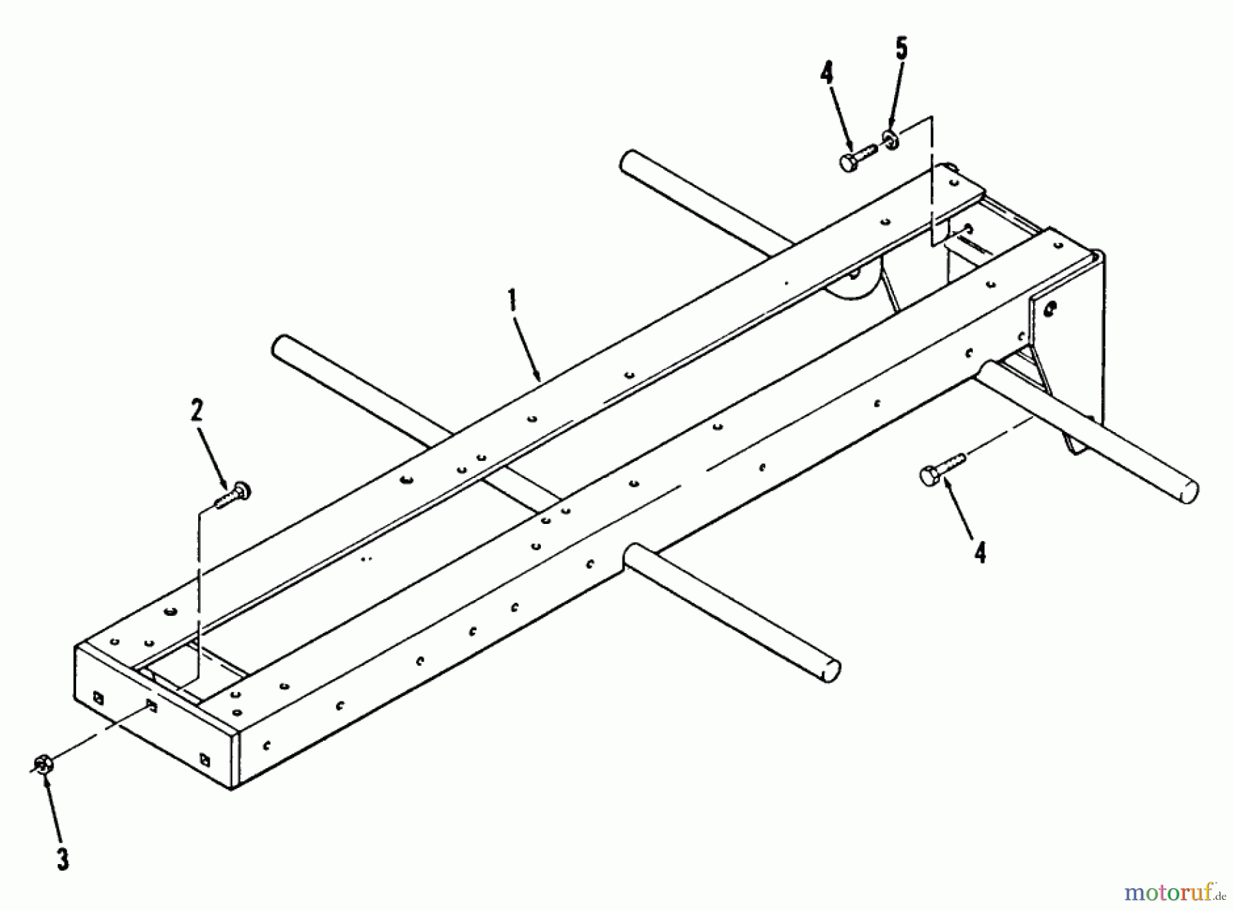 Toro Neu Mowers, Lawn & Garden Tractor Seite 2 E1-12K801 (312-8) - Toro 312-8 Garden Tractor, 1988 FRAME