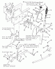 Toro E1-12K801 (312-8) - 312-8 Garden Tractor, 1988 Ersatzteile MANUAL LIFT LINKAGE